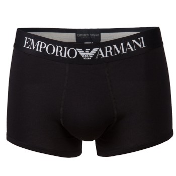 Emporio Armani Armani Cotton Stretch Trunk Sort bomuld X-Large Herre