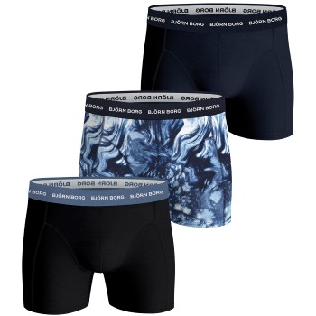 Björn Borg 3P Cotton Stretch Boxer 1721 Flerfarvet bomuld X-Large Herre