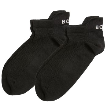 Björn Borg Strømper 2P Performance Solid Step Socks Sort polyamid Str 35/38