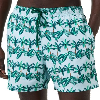 Björn Borg Badebukser Print Swim Shorts Grøn polyester Small Herre