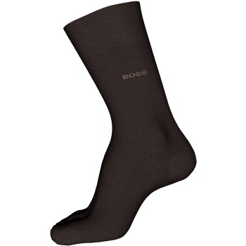 BOSS Strømper Business Mercerized Cotton George Finest Sock Brun merciseret bomuld Str 47/48 Herre