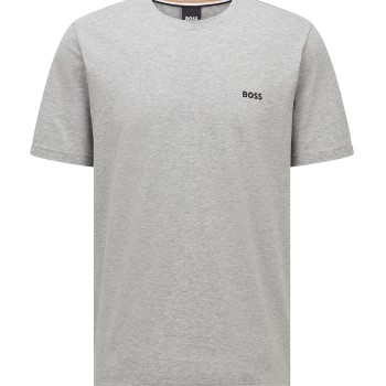 BOSS Mix and Match T-shirt With Logo Grå bomuld Medium Herre