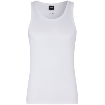 Se BOSS Original Tank Top Hvid bomuld Small Herre ved Timarco