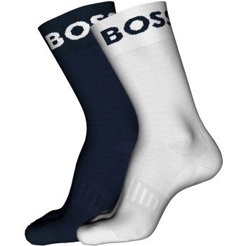 BOSS Strømper 2P RS Sport CC Socks Hvid/Marine Str 39/42 Herre