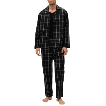 BOSS Urban Long Pyjama Sort bomuld Medium Herre