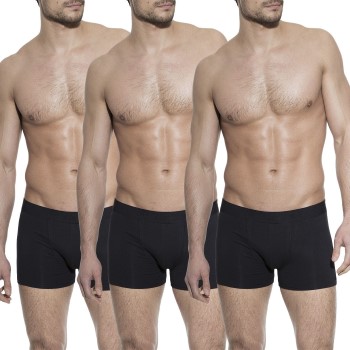 Bread & Boxers Bread and Boxers Boxer Briefs 3P Sort økologisk bomuld Medium Herre