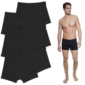 Bread & Boxers Bread and Boxers Boxer Briefs 6P Sort økologisk bomuld Large Herre