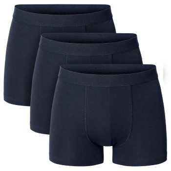 Bread & Boxers Bread and Boxers Boxer Briefs 3P Marineblå økologisk bomuld Small Herre