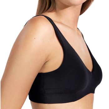 Bread & Boxers Bread and Boxers Padded Soft Bra Bh Sort modal Small Dame