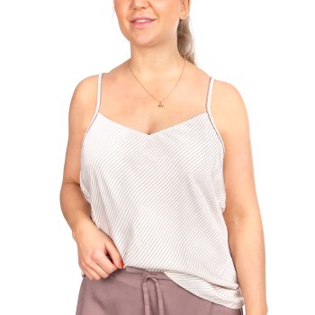 Calvin Klein Woven Viscose Camisole Creme viskose Large Dame