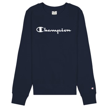 Se Champion American Classics Crewneck Sweatshirt W Marineblå X-Large Dame ved Timarco