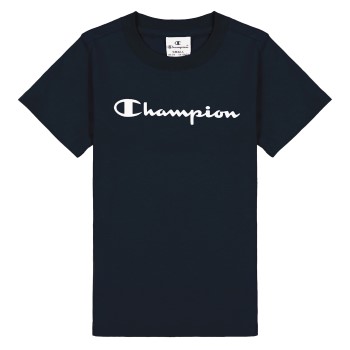 Champion American Classics Legacy Girls T-Shirt Marineblå bomuld Medium Dame