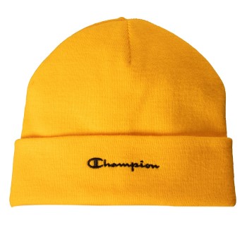 Se Champion Beanie Cap Unisex Gul akryl One Size ved Timarco