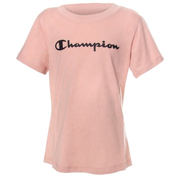 Champion Classics Crewneck T-shirt For Girls Gammelrosa bomuld 146-152