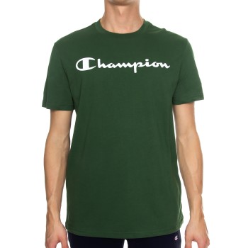 Champion Classics Men Crewneck T-shirt Mørkgrøn  bomuld Medium Herre