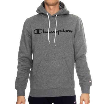 Se Champion Classics Men Hooded Sweatshirt Grå Large Herre ved Timarco