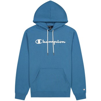 Se Champion Classics Men Hooded Sweatshirt Blå Large Herre ved Timarco