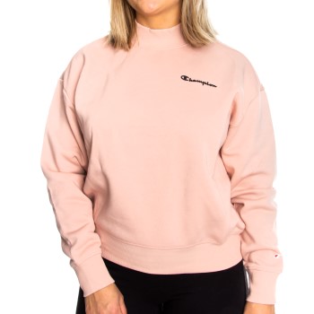 Se Champion Classics Women High Neck Sweatshirt Gammelrosa Small Dame ved Timarco