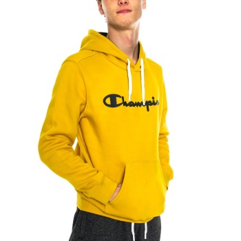 Se Champion Men Hooded Sweatshirt American Classic Senepsgul Large Herre ved Timarco