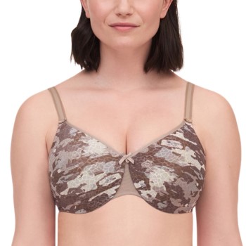 Chantelle Bh C Magnifique Underwired Bra Brun mønstret C 90 Dame