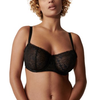 Chantelle Bh Day To Night Half Cup Bra Sort nylon B 70 Dame