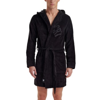 Se CR7 Cristiano Ronaldo Cotton Bathrobe Sort bomuld Medium Herre ved Timarco