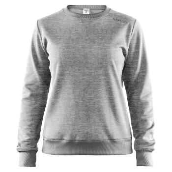 Craft Leisure Crewneck Women Grå polyester Medium Dame