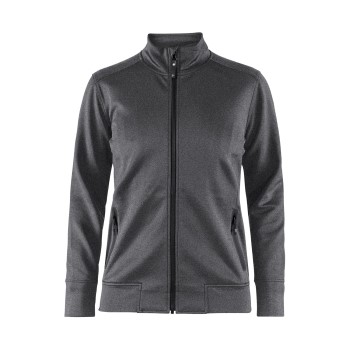 Craft Noble Zip Jacket Women Mørkgrå  polyester Small Dame