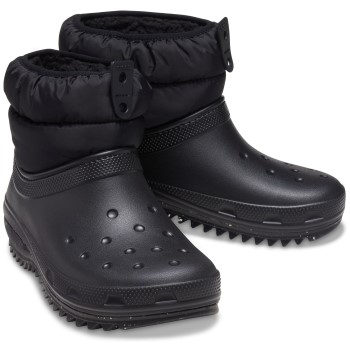 Crocs Classic Neo Puff Shorty Boot W Sort US W6 (EU 36-37) Dame