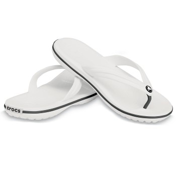 Crocs Crocband Flip Unisex Hvid US M5 (EU 37-38)