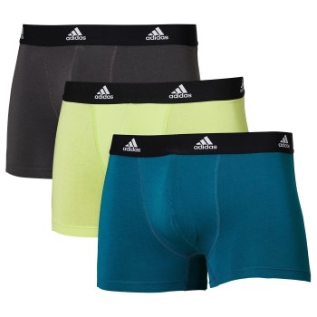 adidas 3P Active Flex Cotton Trunk Limegrøn bomuld Large Herre