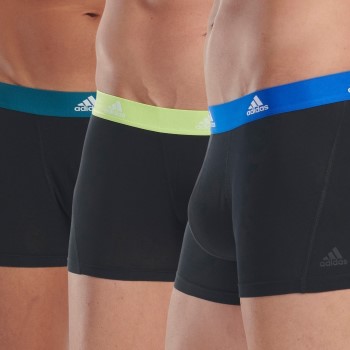 adidas 3P Active Flex Cotton Trunk Blå/Grøn bomuld Small Herre