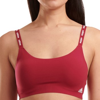 adidas Bh BOS Micro Cut Free Scoop Lounge Bra Mørkrørd X-Large Dame