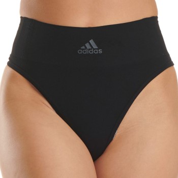 adidas Trusser BOS Smart Micro 720 Seamless Thong Sort polyamid Large Dame