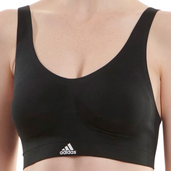 adidas Bh Micro Cut Free Naked 2ply Bra Sort Medium Dame