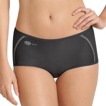 Anita Trusser Active Sporty Brief Panty Mørkgrå  38 Dame