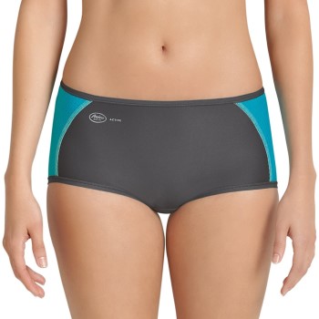 Anita Trusser Active Sporty Brief Panty Grå/Turkise 42 Dame