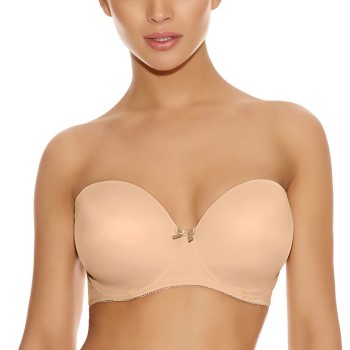 Freya Bh Deco Moulded Strapless Bra Beige B 75 Dame