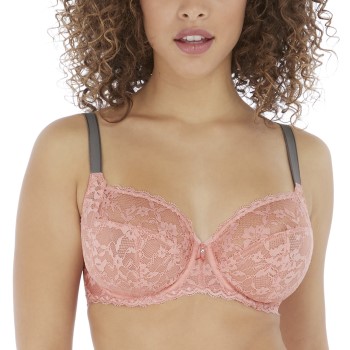 Se Freya Bh Offbeat Undewired Side Support Bra Rosa K 60 Dame ved Timarco