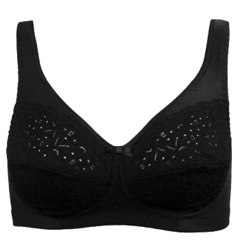 Damella Bh Classic Soft Lace Bra Sort A 75 Dame