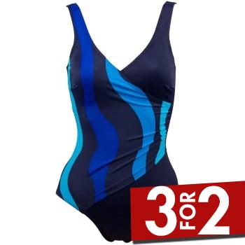 Damella Julia Basic Swimsuit Kongeblå 40 Dame