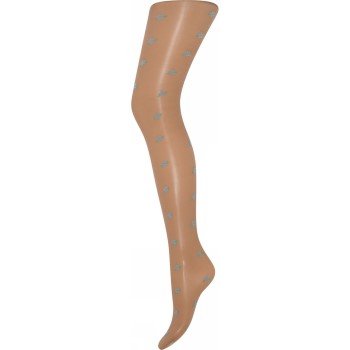 Se Decoy 19 Den Flower Tights Beige L/XL Dame ved Timarco