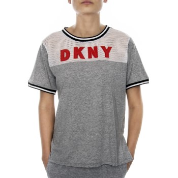 DKNY Homewear DKNY Spell It Out SS Tee Grå Small Dame