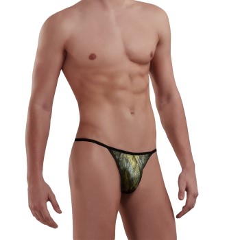 Doreanse Men G-string Grøn polyester Medium Herre