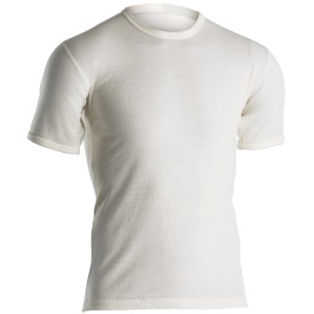 Se Dovre Wool T-shirt Hvid merinould Large Herre ved Timarco