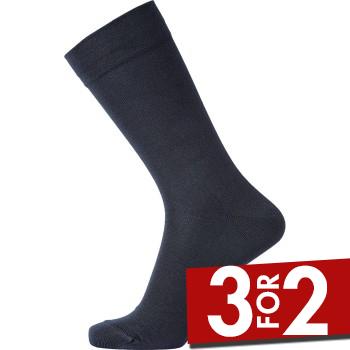 Egtved Strømper Bamboo No Elastic Sock Marineblå Str 40/45 Herre