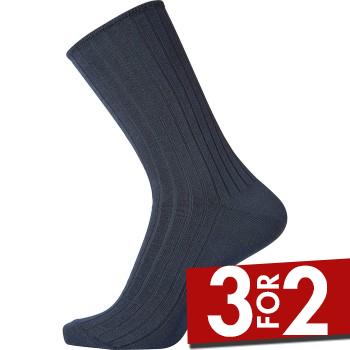 Egtved Strømper Cotton No Elastic Socks Mørkblå Str 40/45 Herre