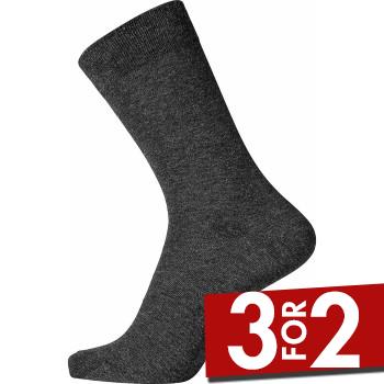 Egtved Strømper Pure Cotton Socks Mørkgrå  bomuld Str 45/48 Herre