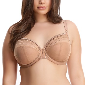 Elomi Bh Matilda Underwired Plunge Bra Beige E 85 Dame