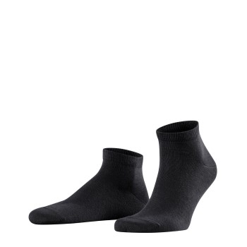 Falke KGaA Falke Strømper 2P Happy Sneaker Socks Sort bomuld Str 43/46 Herre